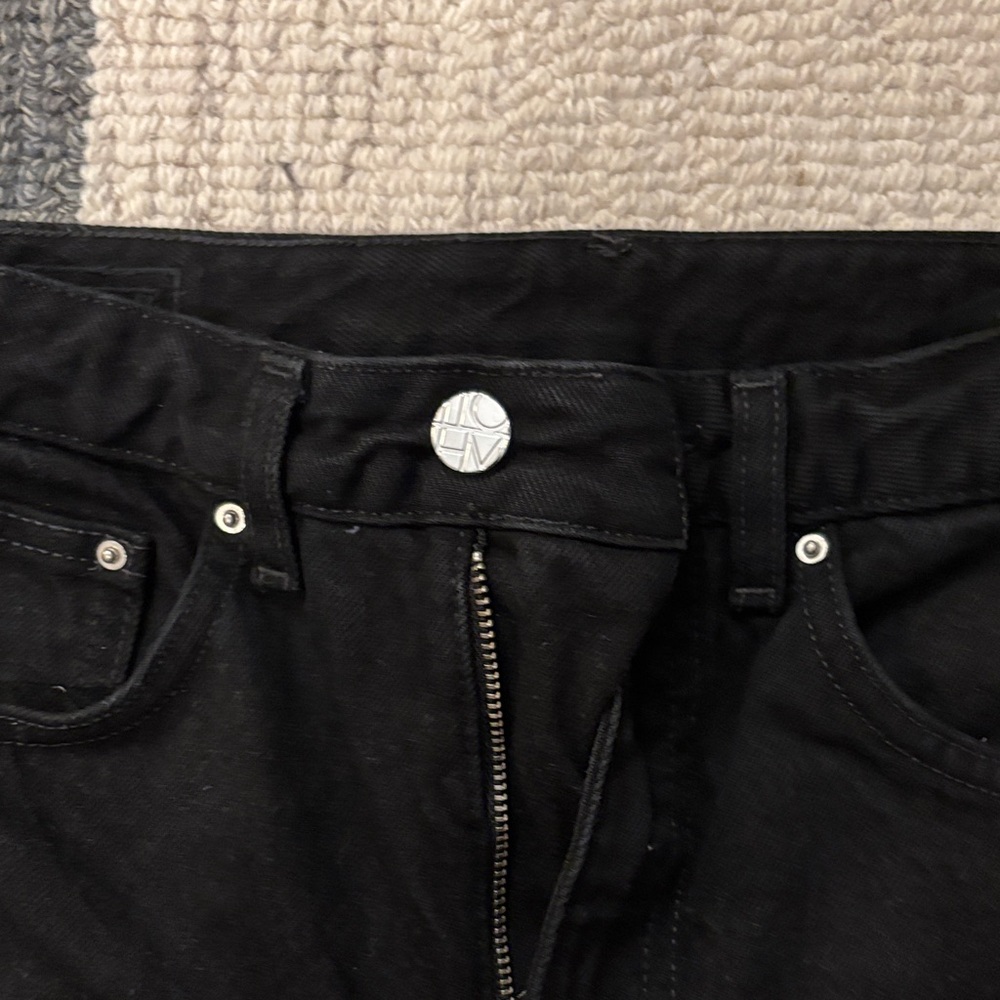 Toteme Black Wide-Leg Jeans - Picture 4 of 7
